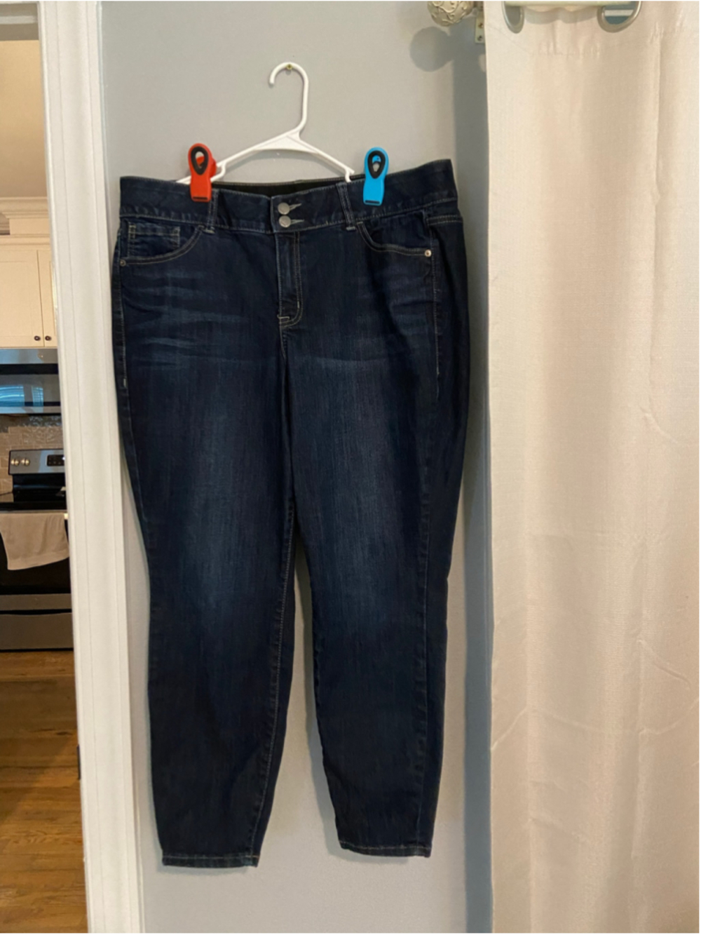 Lane Bryant high rise skinny jeans